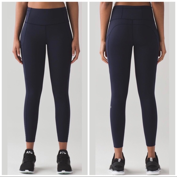 lululemon athletica Pants - Lululemon Fast & Free Midnight Navy 7/8 Tight, 4